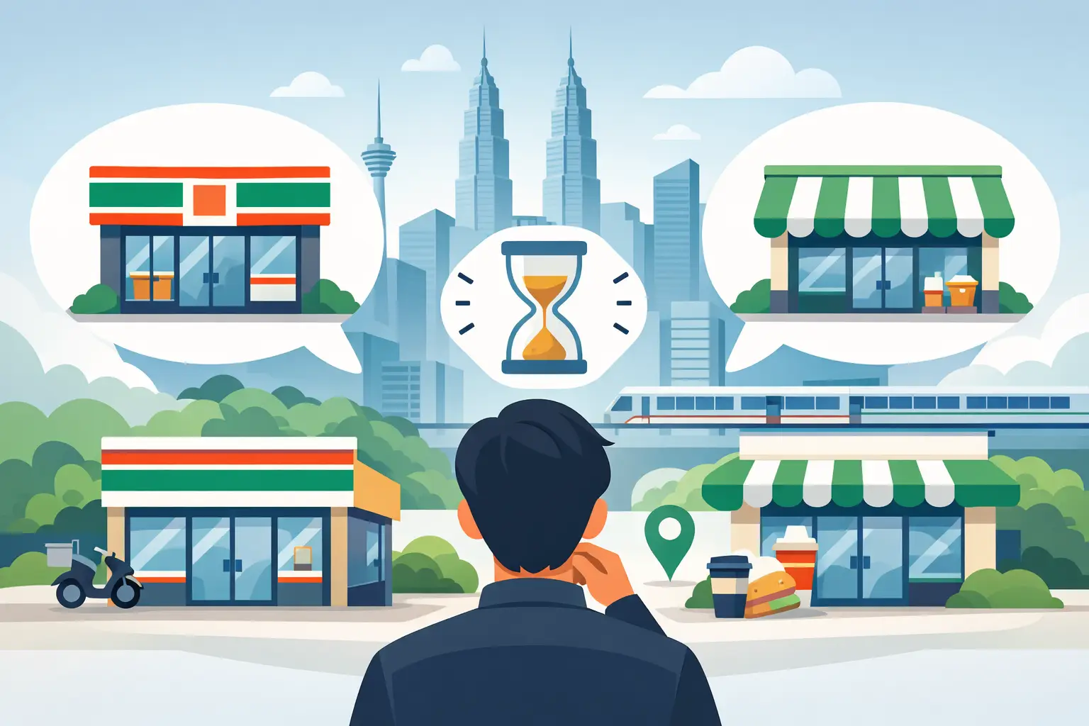 KLCC附近便利店怎么选更省时间