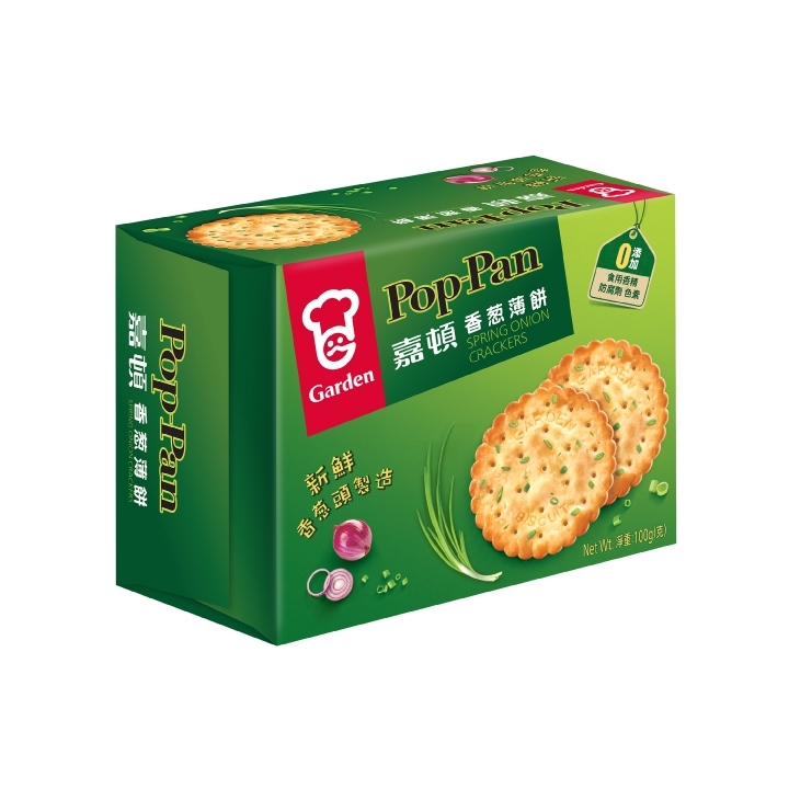 100g嘉顿香葱饼干