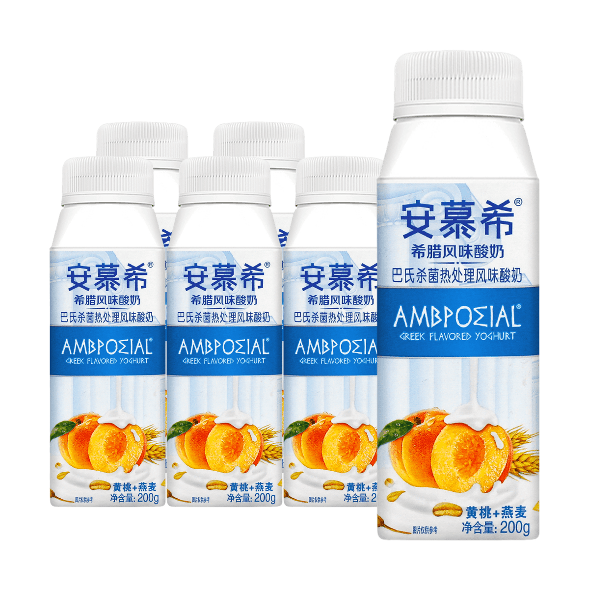 200G安慕希高端颗粒黄桃+燕麦