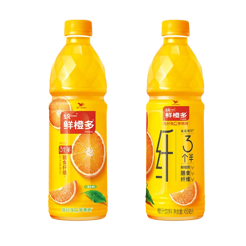 450ML统一鲜橙多