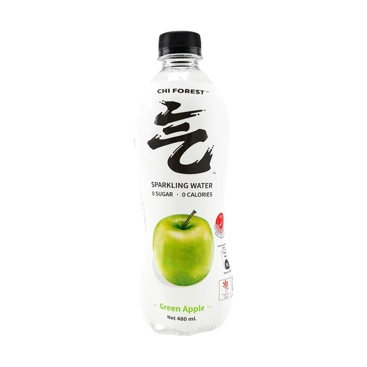 (H)元气森林 苏打气泡水【0糖青苹果味】480ML