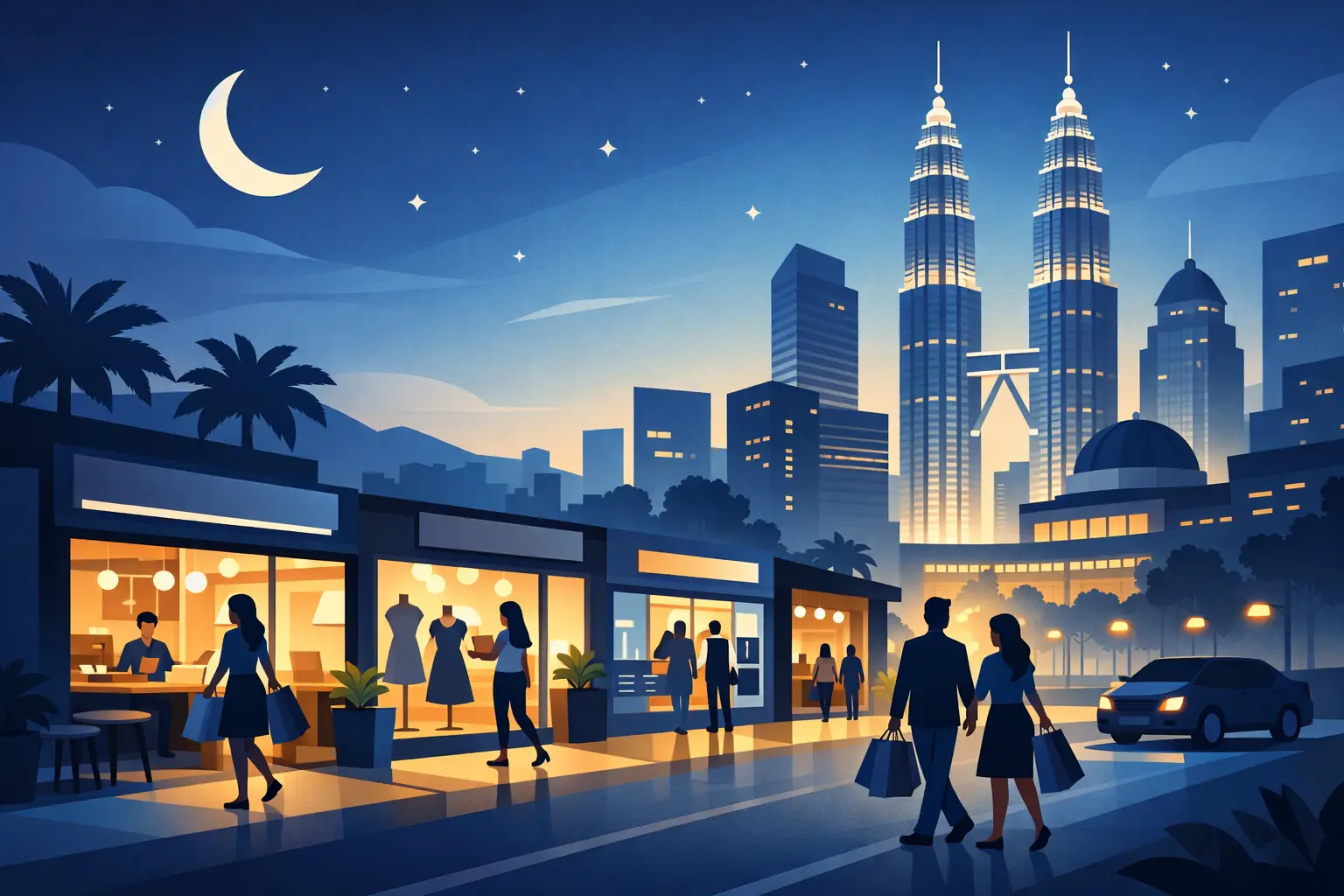 长营业时间门店趋势正在改变KLCC夜间采购选择