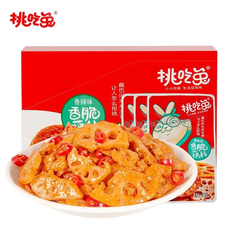 挑吃兔 香脆藕片【香辣味】一盒