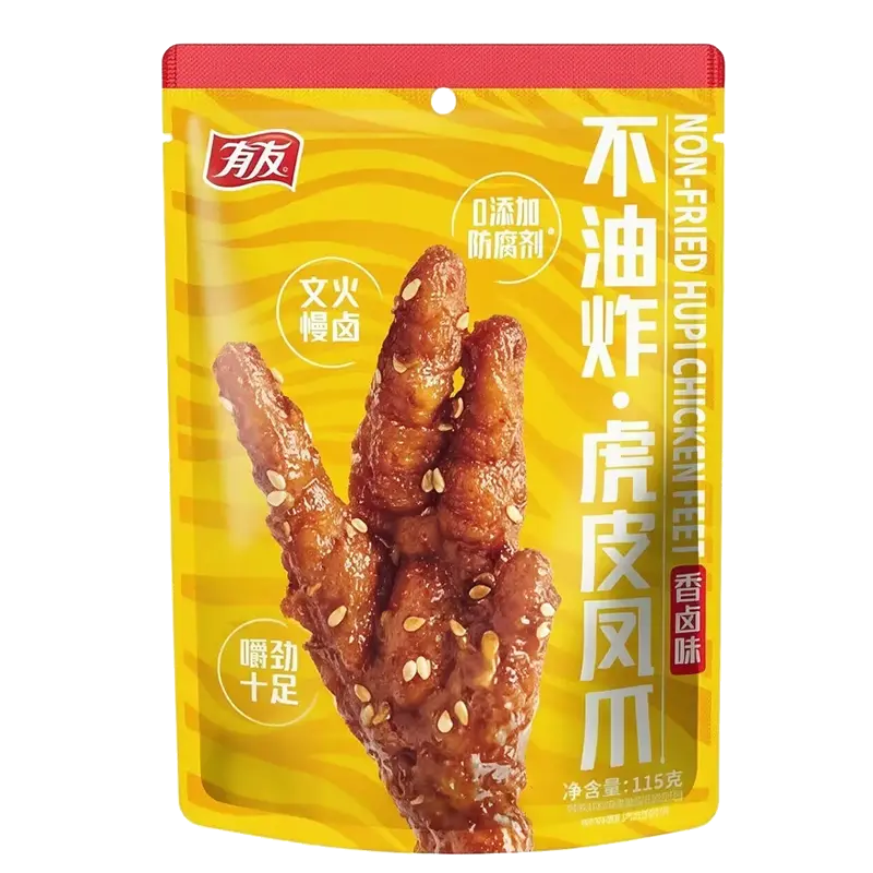 有友 不油炸虎皮凤爪【香卤味】115g