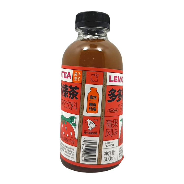 果子熟了 多多柠檬茶【莓果风味】500ml