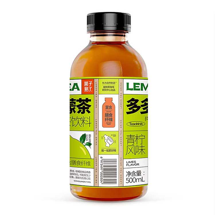 果子熟了 多多柠檬茶【青柠风味】500ml