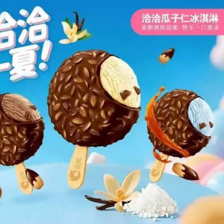 洽洽 香瓜子仁冰淇淋【香草巧克力】