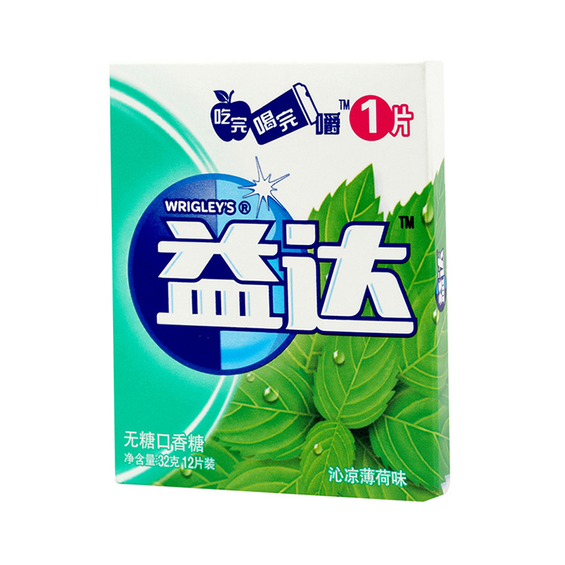 益达12片[沁凉薄荷味]升价