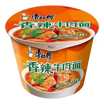 经典桶康师傅面 香辣牛肉111G
