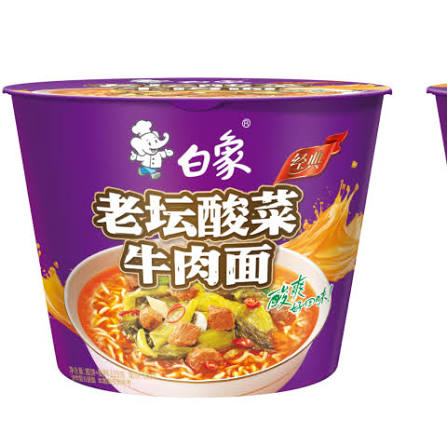 经典桶白象老坛酸菜