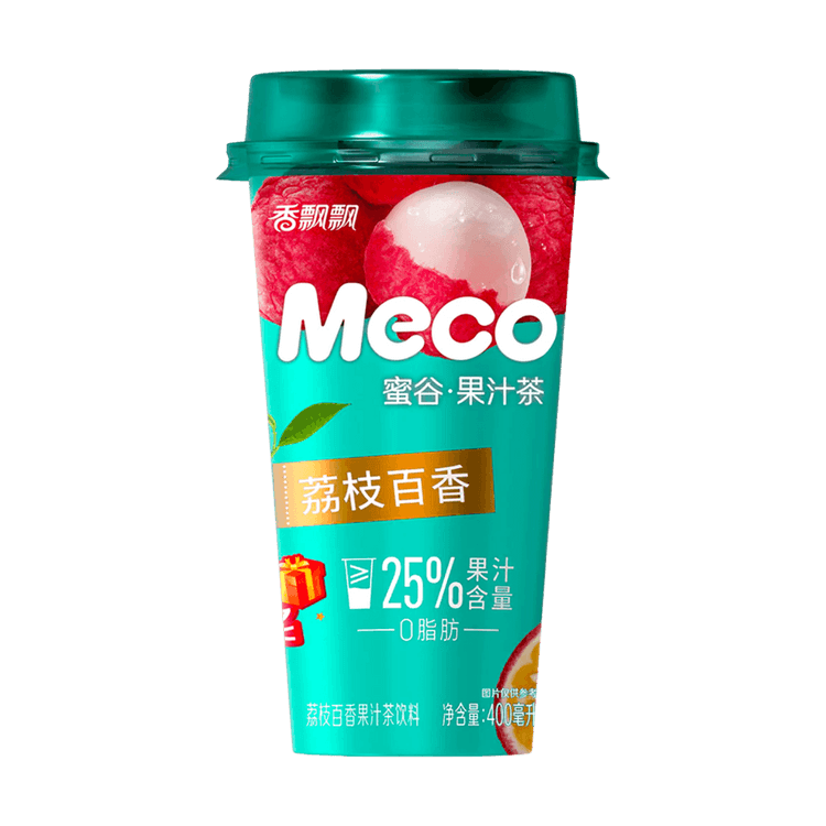 香飘飘 Meco果汁茶【荔枝百香味】400ml