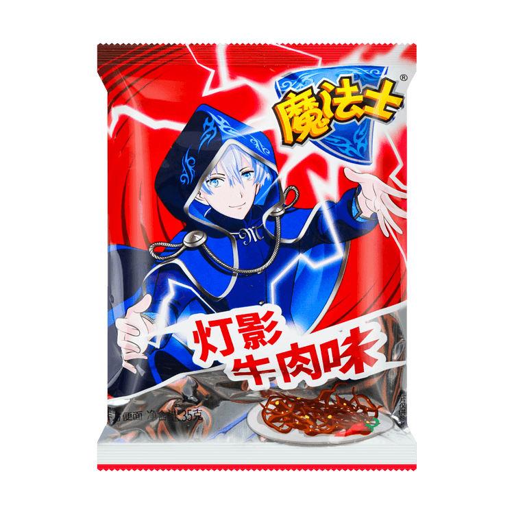魔法士干脆面灯影牛肉味 35g