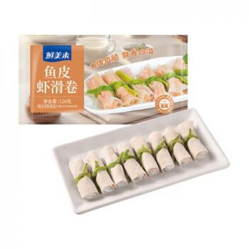 鲜美来 鱼皮虾滑卷 120g